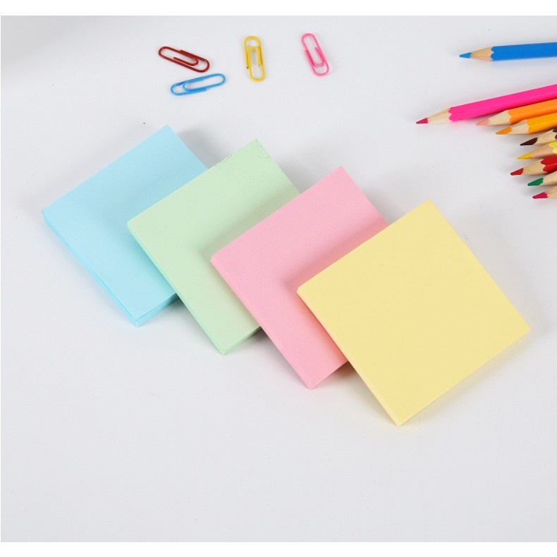 Jual Simple Four Colour Sticky Notes / Sticky Notes 4 Warna | Shopee ...