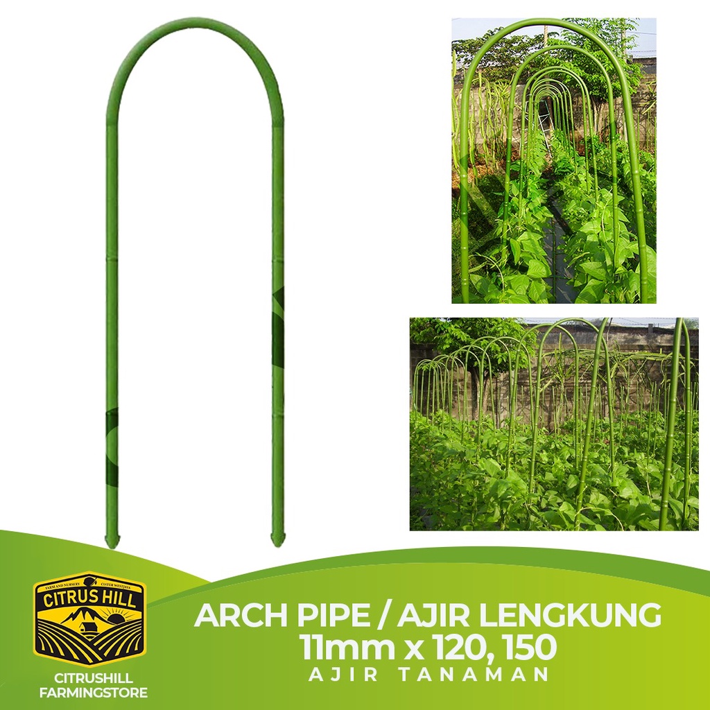 Jual Ajir Penyangga Tanaman Modern Pipa Lengkung 11mm X 120 Cm Dan 11mm X 150cm Plant Stake 9946