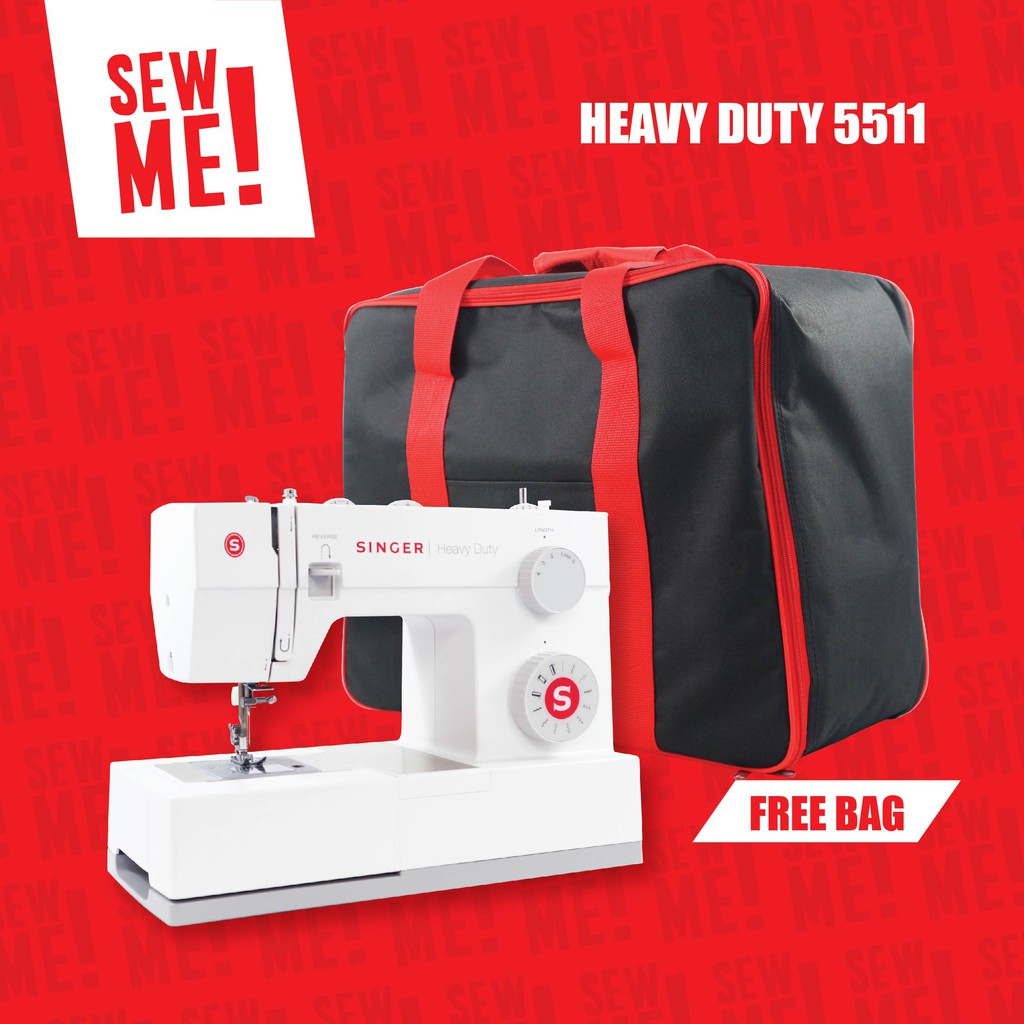 Jual Mesin Jahit Singer Heavy Duty 5511 Murah, Original, dan Bergaransi Free Sewing Bag Shopee