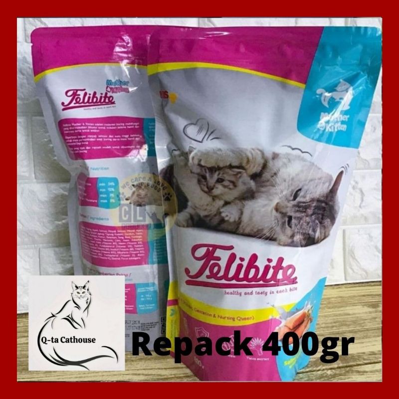 Jual Felibite Mother&Kitten Repack 400 Gram | Shopee Indonesia