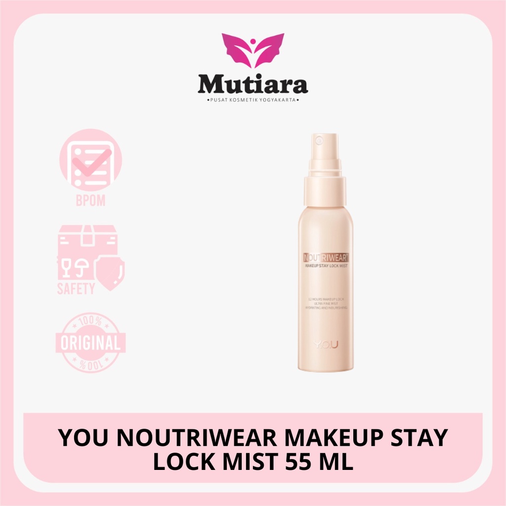Jual YOU NOUTRIWEAR MAKEUP STAY LOCK MIST 55 ML | Shopee Indonesia