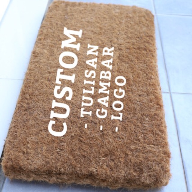 Jual CUSTOM DOORMAT size 100x50cm Shopee Indonesia