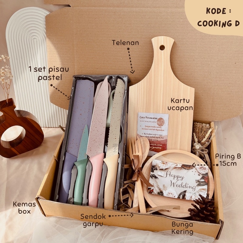 Jual Cooking Set Kado Nikahan Hadiah Wedding Hadiah Ibu Hadiah