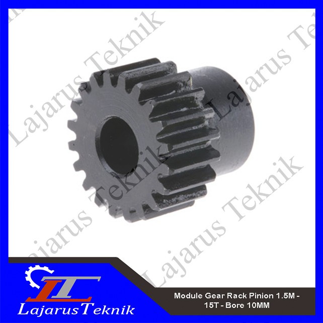 Jual Module 1.5 - 15 T - id 10 mm - Pinion Rack Gear 1.5M - 15 Teeth ...