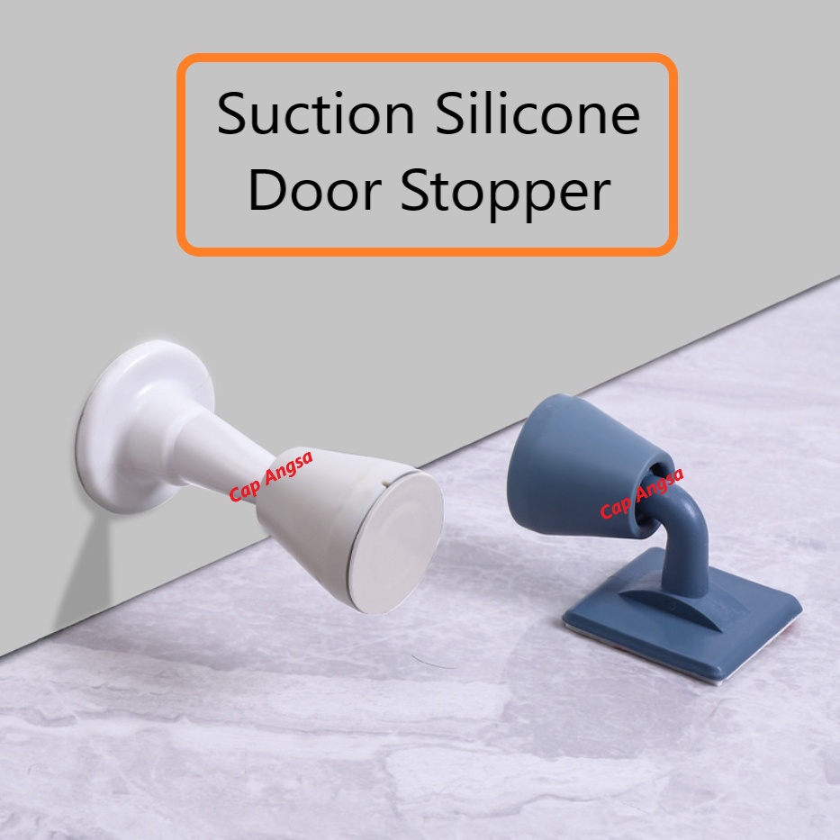 Jual DOOR STOPPER PENAHAN PINTU SILENT QUIET SILICONE SILIKON STOP