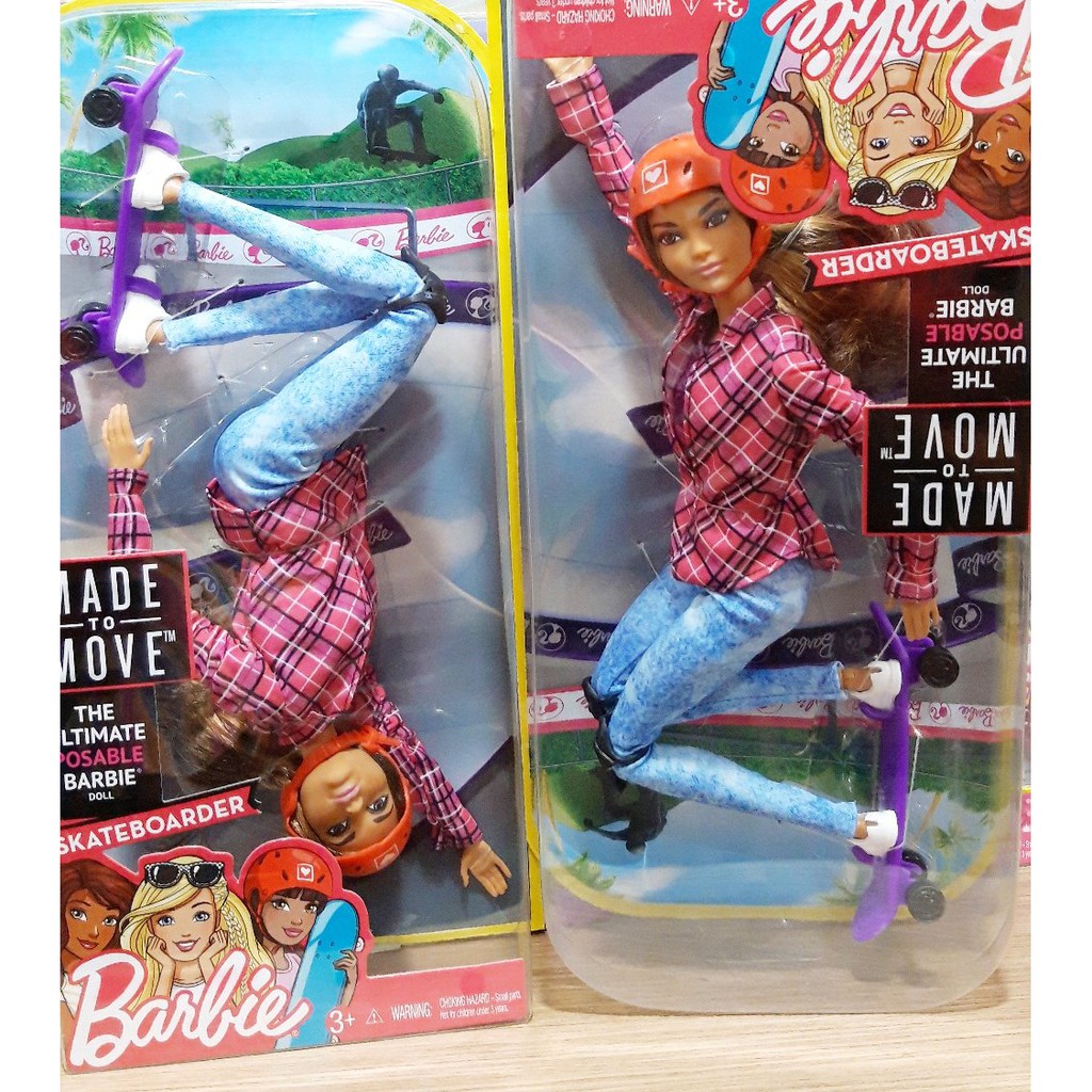 Jual Barbie Made to Move Skateboarder Termurah | Shopee Indonesia
