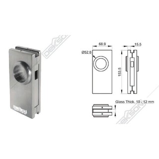 Jual SLIDING GLASS LOCK DEKKSON SUS 304 SGL 8656 (GG) SSS WITH KEEPER ...