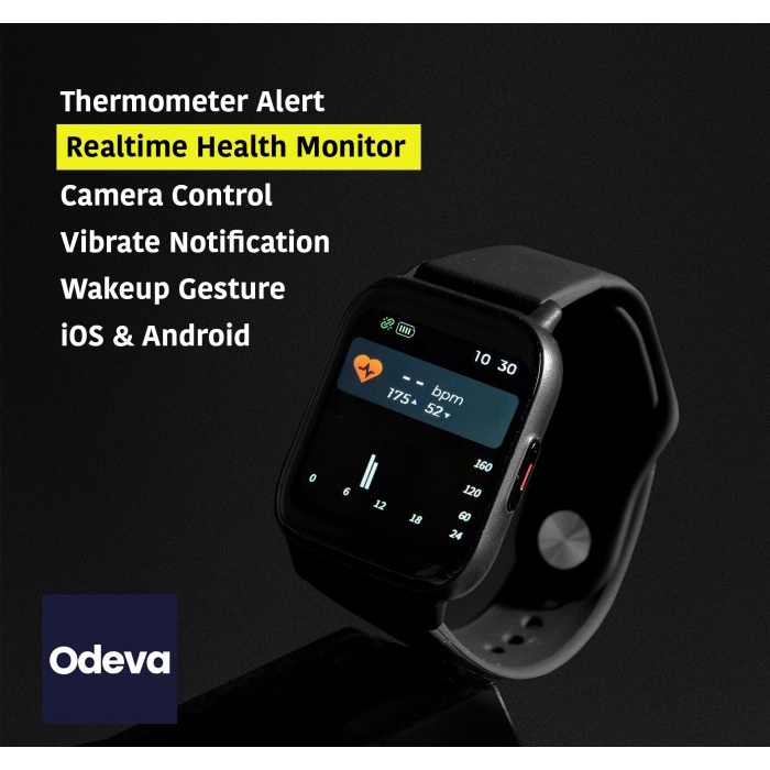 Jual Smartwatch Odeva Servas [ORIGINAL] Smart Watch thermometer ...