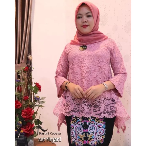 Jual ATASAN Kebaya Rinjani / Kebaya Brukat / Kebaya Modern / Set Dan ...