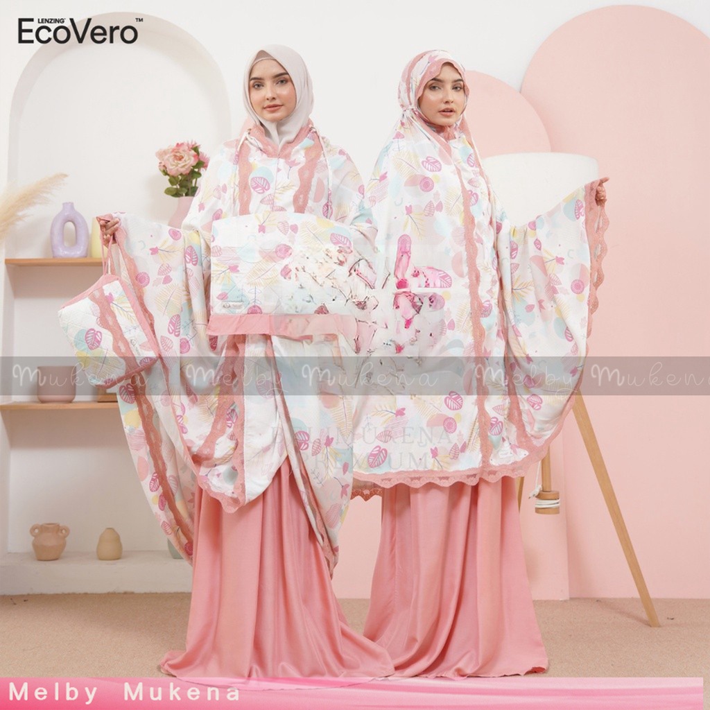 Jual Mukena Dewasa 2in1 Premium Ecovero Gracia Set Sajadah Shopee