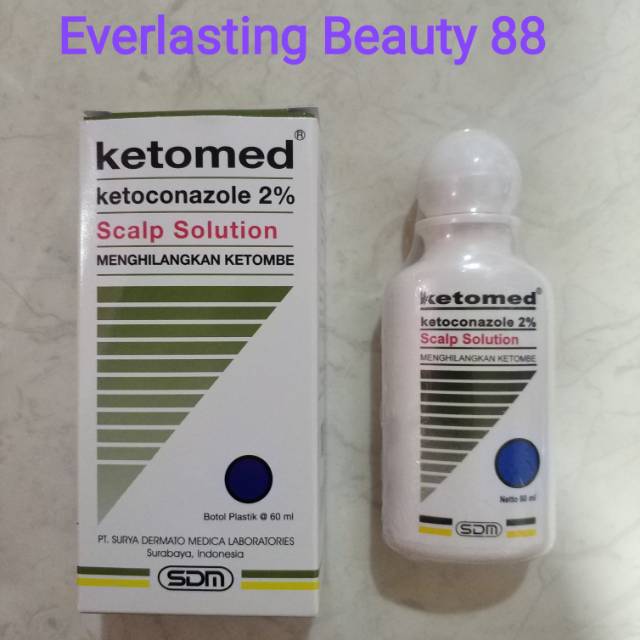 Jual Ketomed scalp solution shampoo anti ketombe shampo ketomed ss