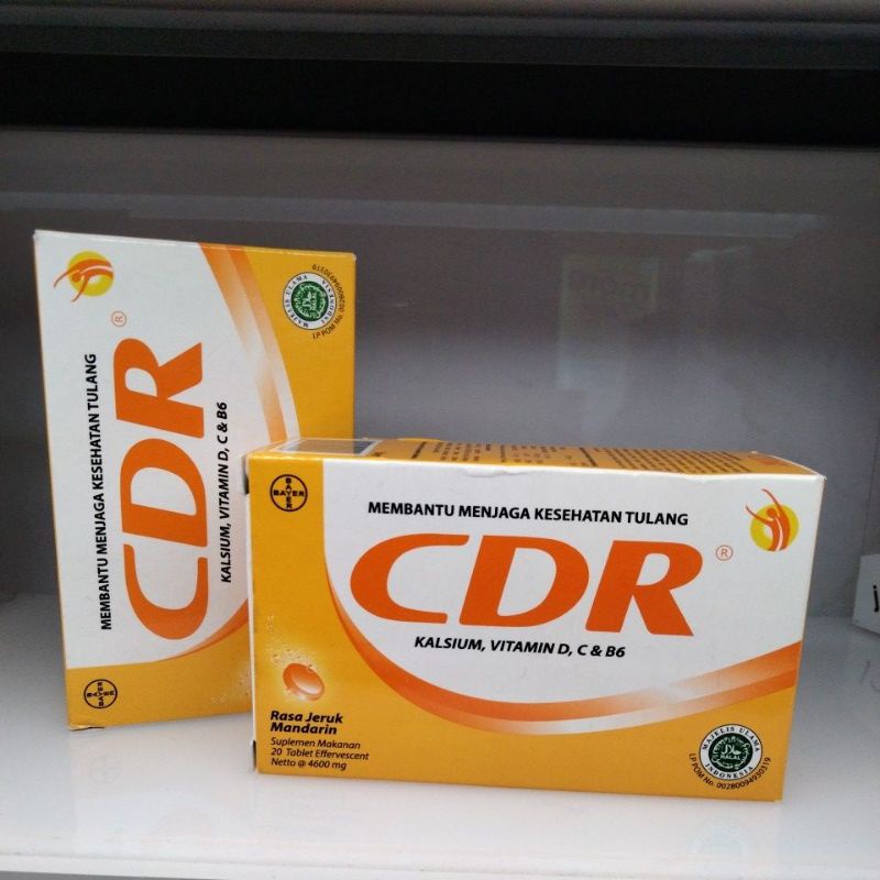 Jual CDR Kalsium, vitamin D, C & B6 | Shopee Indonesia