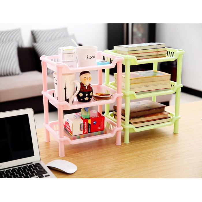 Jual Organizer OG023 Rak Meja Dapur 3 Susun Persegi Tempat Penyimpanan ...