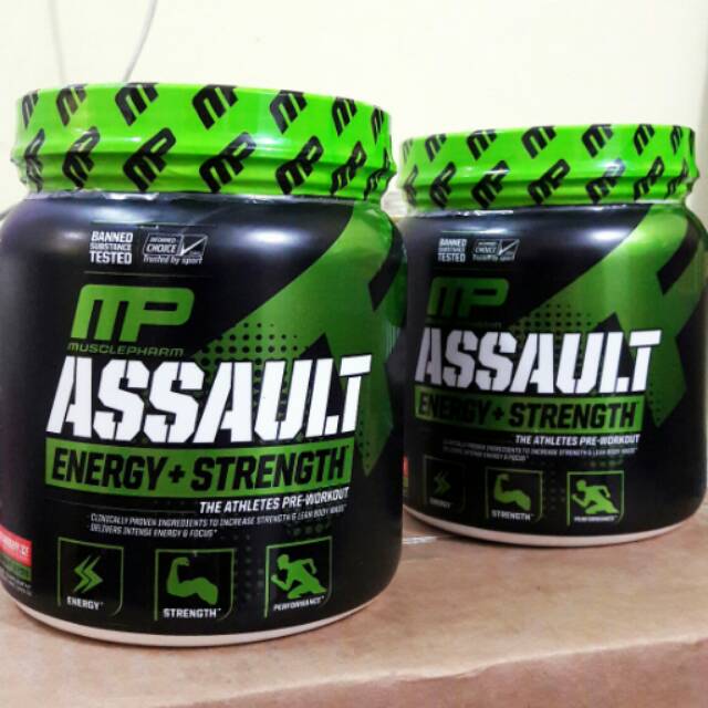 Jual Suplemen Fitnes Musclepharm Assault Preworkout Murah Di Surabaya