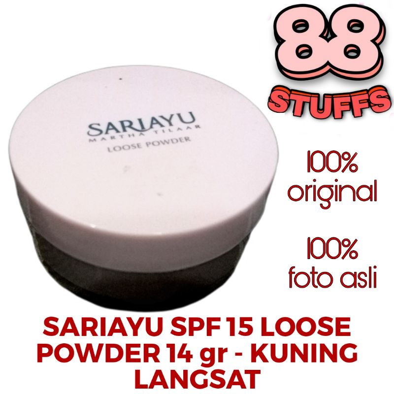 Jual SARIAYU Bedak Padat - Bedak Tabur - Refill With SPF 15 (Bedak ...