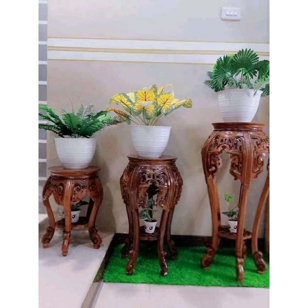 Jual MEJA POT SET KAYU JATI UKIR JEPARA CUMI | Shopee Indonesia
