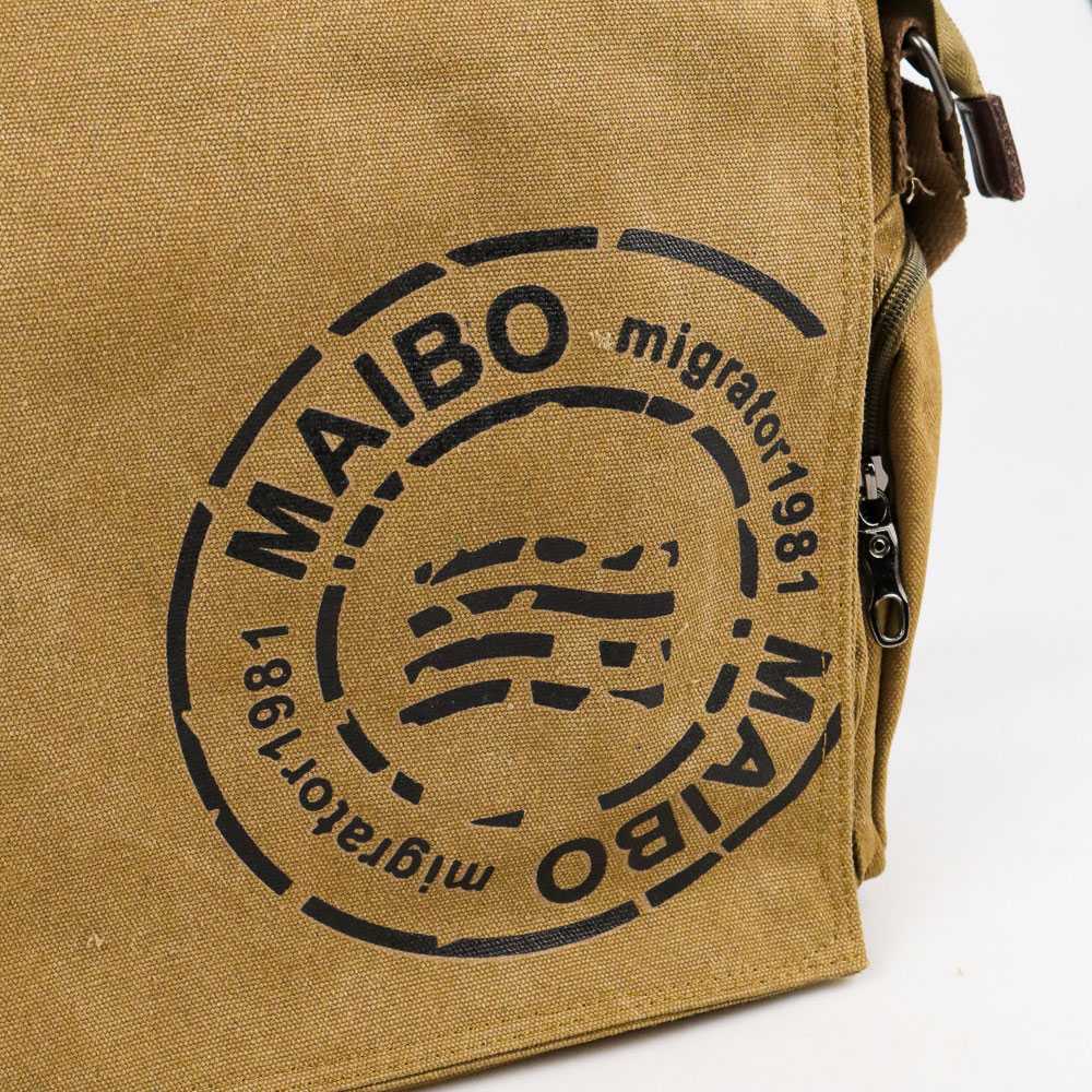 Jual [ORI] MAIBO Tas Selempang Bahu Kanvas Pria Sling Bag Canvas ...