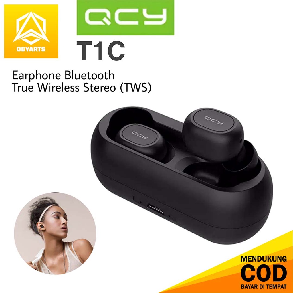 Qcy t1c discount tws bluetooth earphones