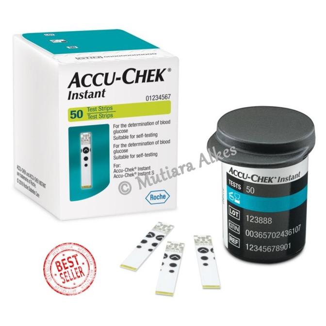 Jual Strip ACCU CHEK INSTANT Isi 50 Strip Glucose /Gula Darah | Shopee ...