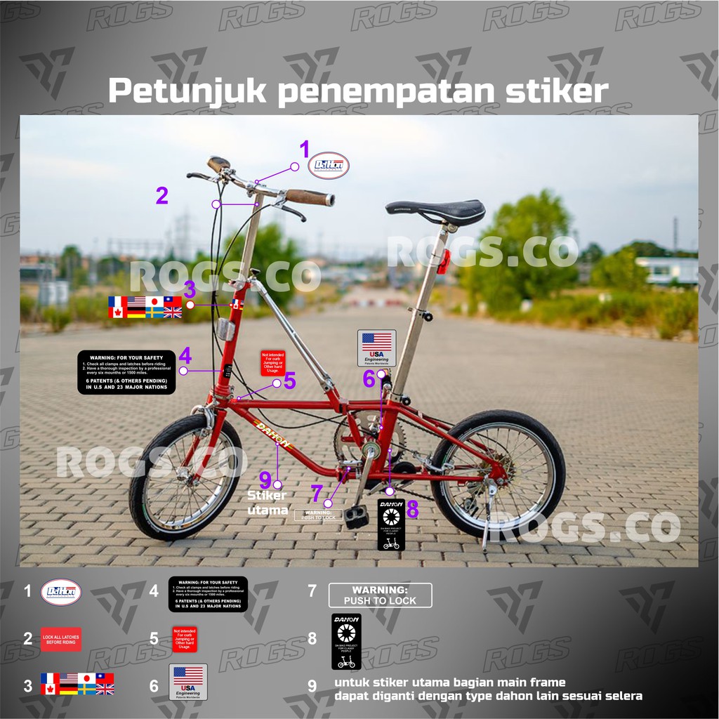 Jual dahon da bike on sale