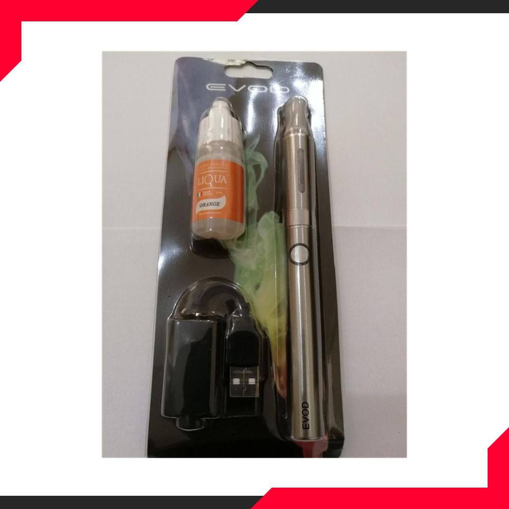 Jual Vapr Rokok elektrik EVOD CE 1100mAh mod vape FREE LIQUD 10ML ...
