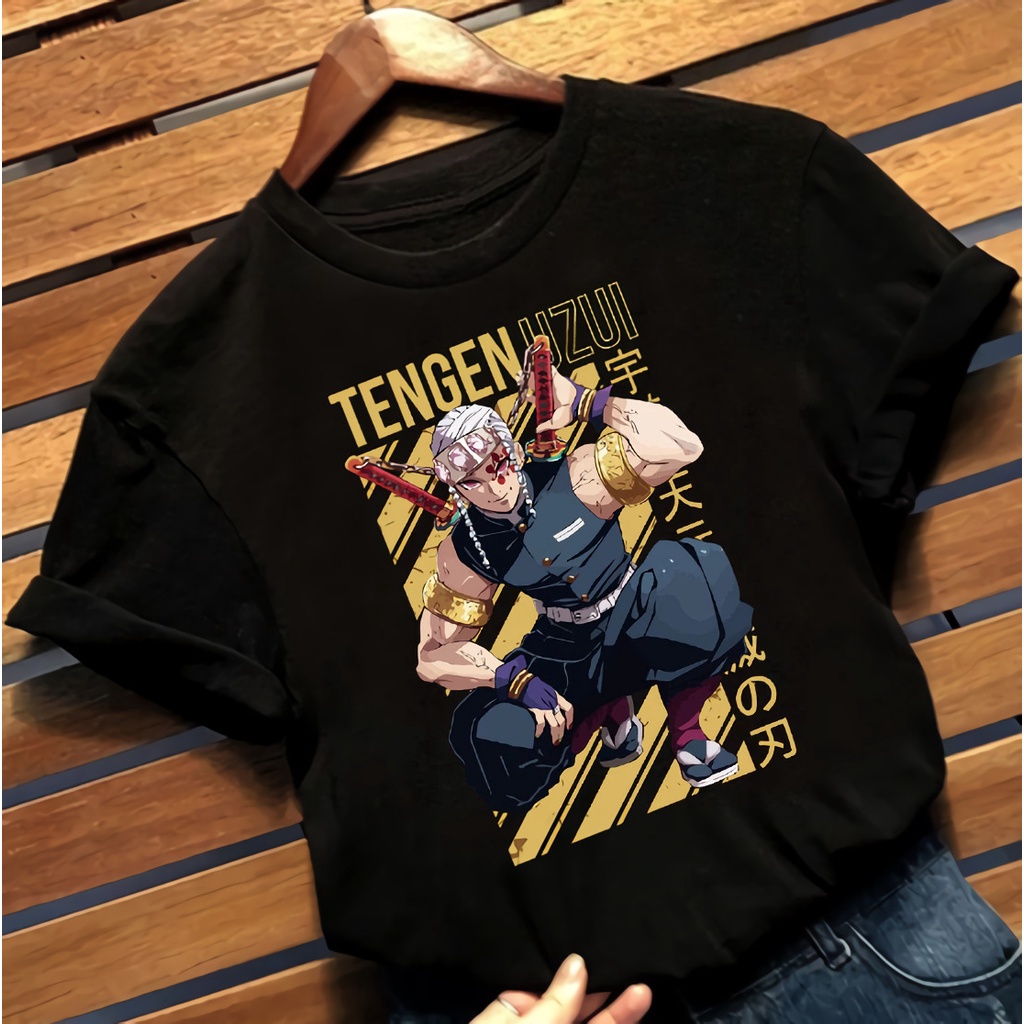 Jual Tshirt Tengen Uzui Anime Manga Kimetsu No Yaiba Demon Slayer
