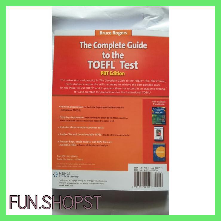 Jual COMPLETE GUIDE TO THE TOEFL TEST PBT EDITION (EXAM ESSENTIALS) Shopee Indonesia