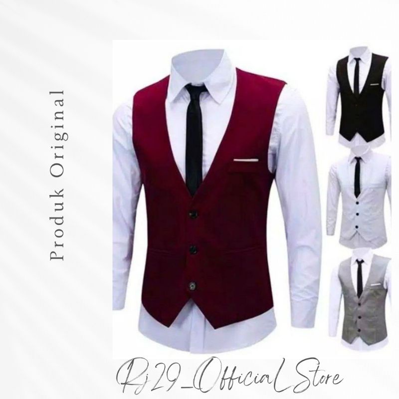 Jual ROMPI JAS PRIA/ROMPI JAS FORMAL/VEST KANTOR/ROMPI PRIA KERJA ...