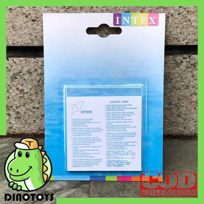 Jual DINOTOYS Lem Tempel Merk Intex 59631 Multifungsi Repair Kit Repair ...