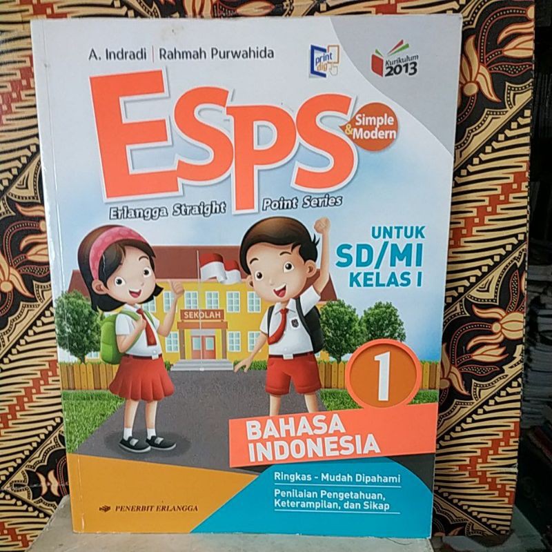 Jual Buku ESPS Bahasa Indonesia Kelas 1 SD | Shopee Indonesia