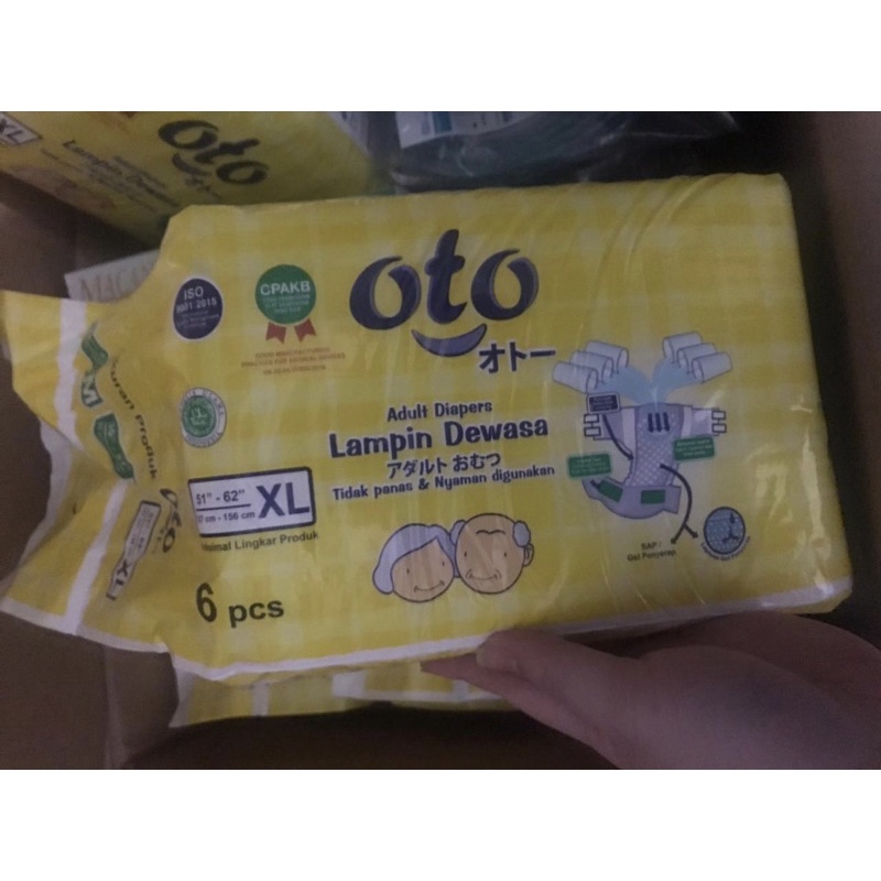 Jual Oto Diapers Adult Popok Dewasa Model Perekat Ukuran Xl Isi Pcs Shopee Indonesia