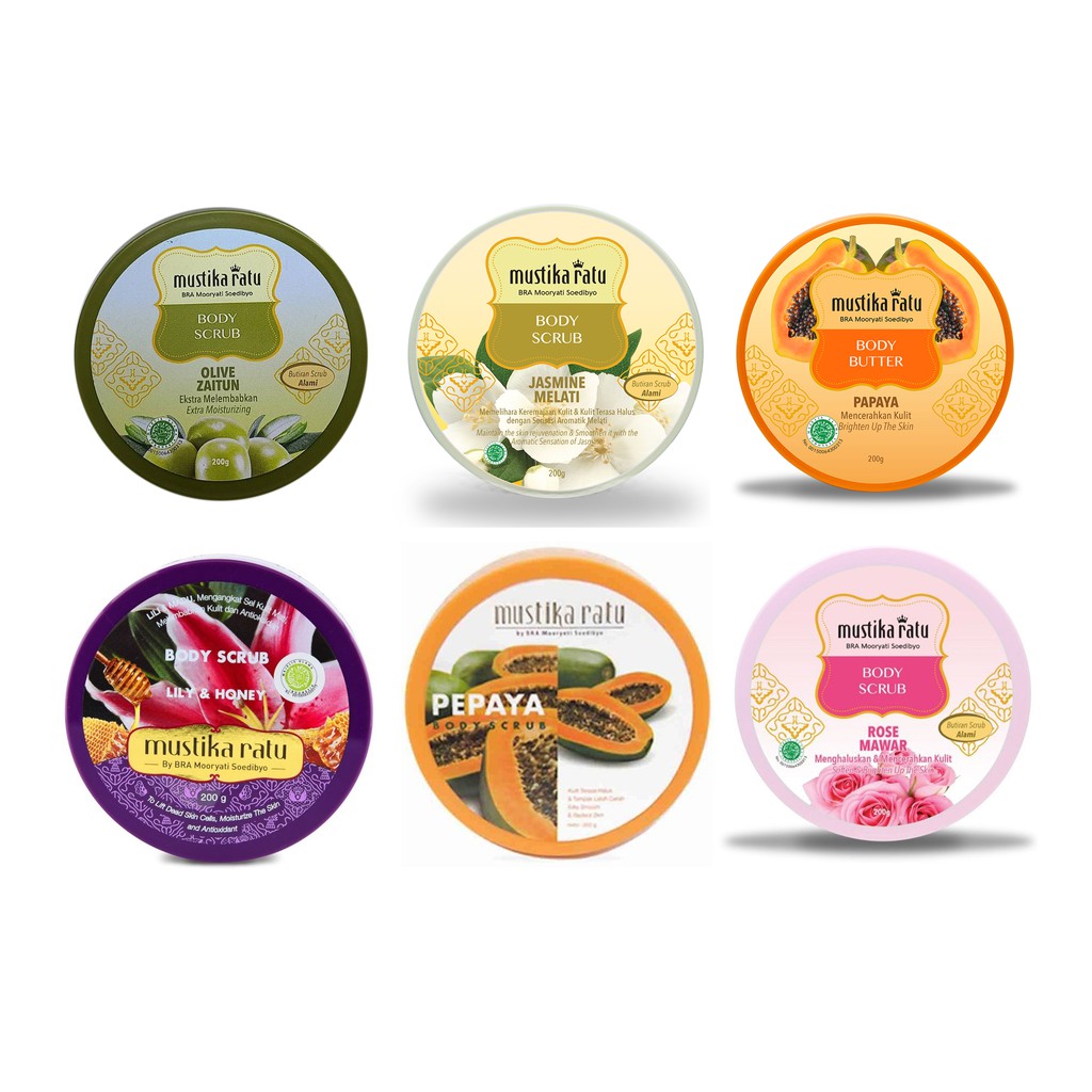 Jual Mustika Ratu Body Scrub Butter All Varian 200gr Shopee Indonesia