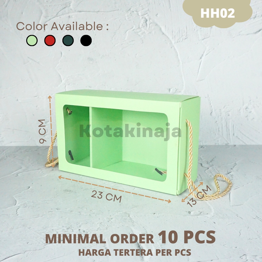 Jual Box Mika Handle / Box Mika Sekat / Box Sekat / Box Kue Sekat / Box ...