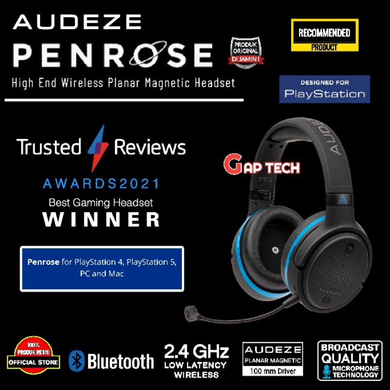 Wireless Planar Magnetic Audeze Penrose Wireless Gaming Headset