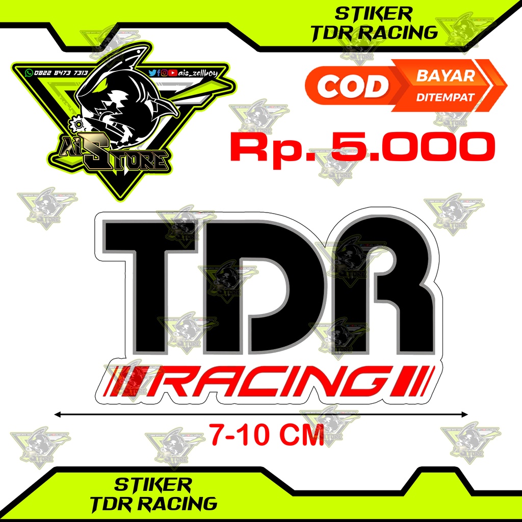 Jual Stiker TDR Racing | Shopee Indonesia