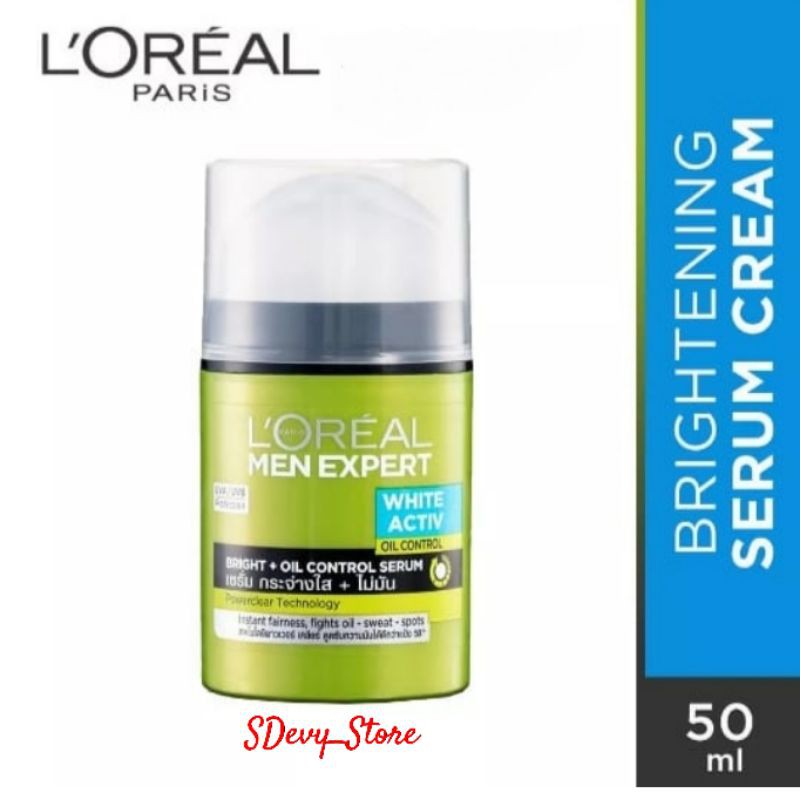 Jual Loreal Paris Men Expert White Active Bright Oil Control Serum 50ml Loreal Paris Men 9568