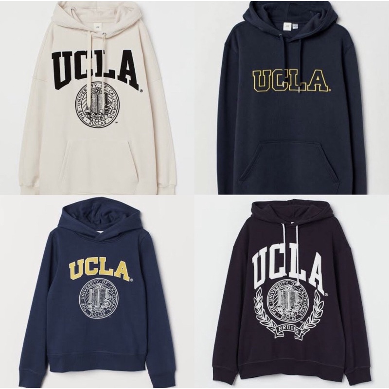 Hoodie HnM H M Ucla Navy Cream Bruins