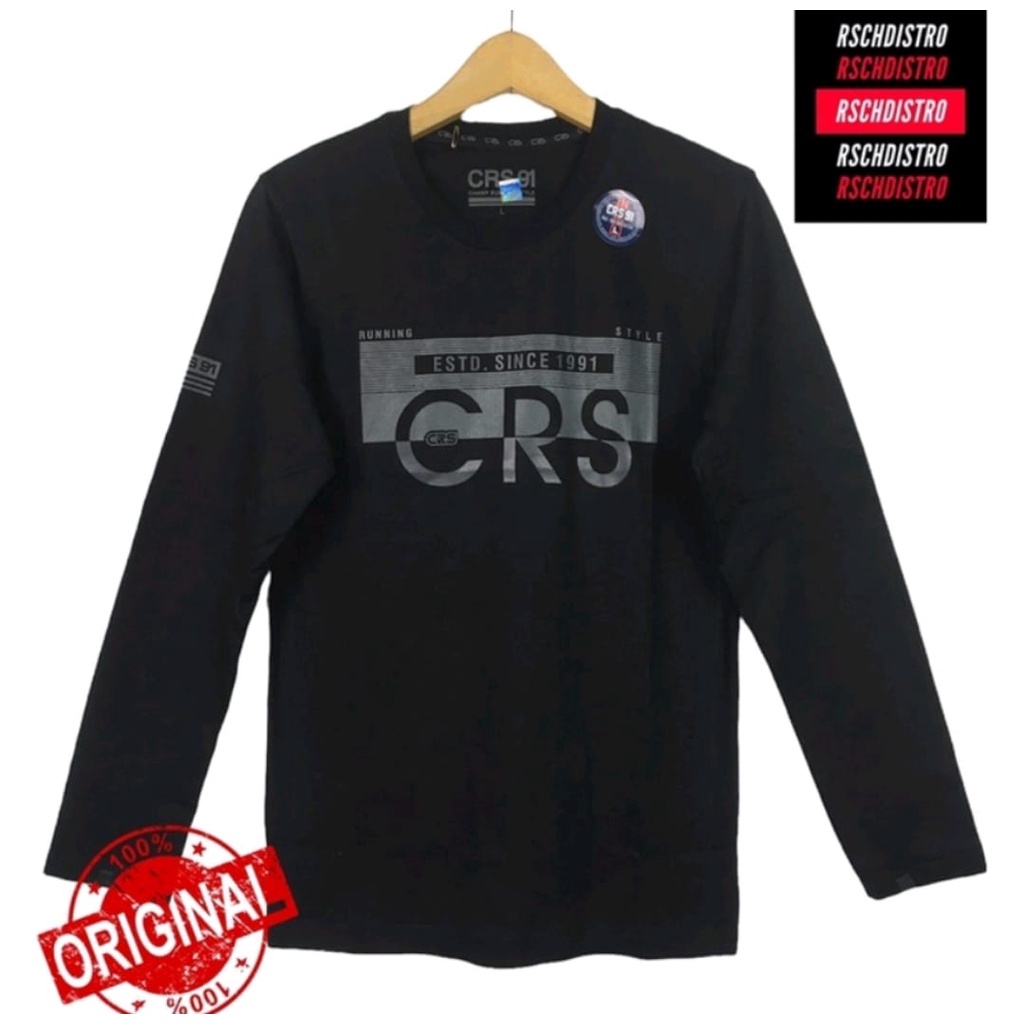 Jual Kaos CRS 91 Lengan Panjang Pria Original Asli Terbaru | Baju CRS
