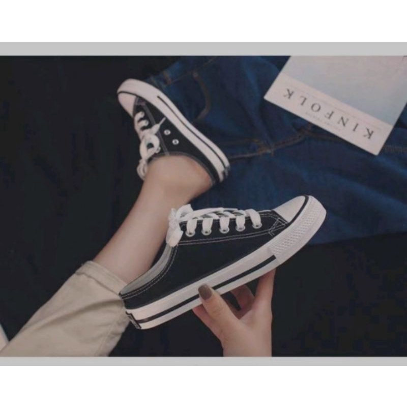 TERMURAH SEPATU SANDAL SNEAKERS CONVERSE ALL STAR WANITA PRIA MODEL SLIP ON TALI KASUAL KEKINIAN TERLARIS sepatu fashion sepatu sekolah sepatu sandal