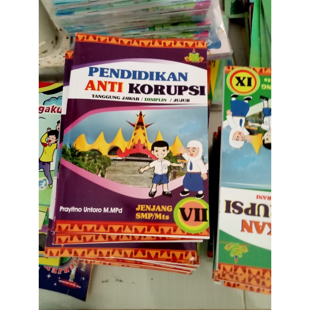 Jual BUKU PENDIDIKAN ANTI KORUPSI KELAS VII SMP | Shopee Indonesia