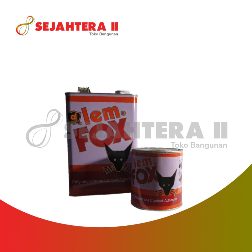 Jual Lem Fox Kuning Kaleng 2,5kg | Shopee Indonesia