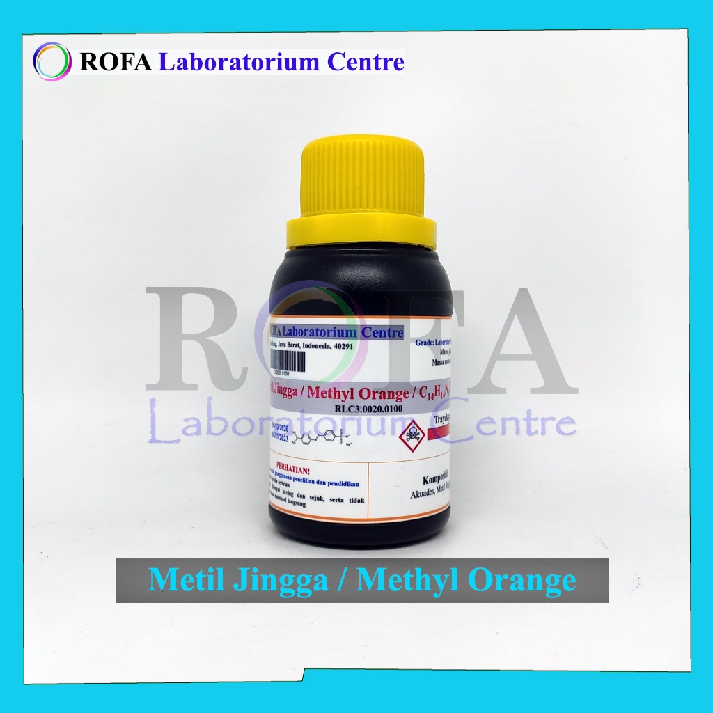 Jual Larutan Metil Jingga Methyl Orange Indikator Mj Indikator