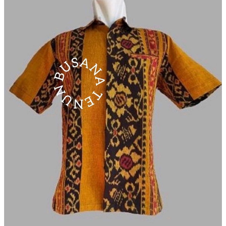 Jual Couple Dres Tenun Rumbai dan KEMEJA TENUN DRES TENUN seragam ...