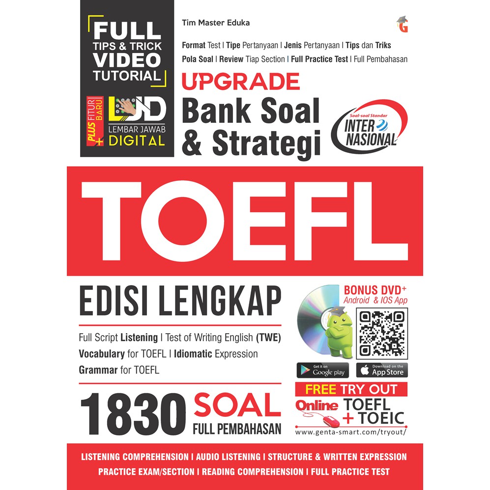 Jual Buku Toefl / Upgrade Bank Soal & Strategi TOEFL | Shopee Indonesia