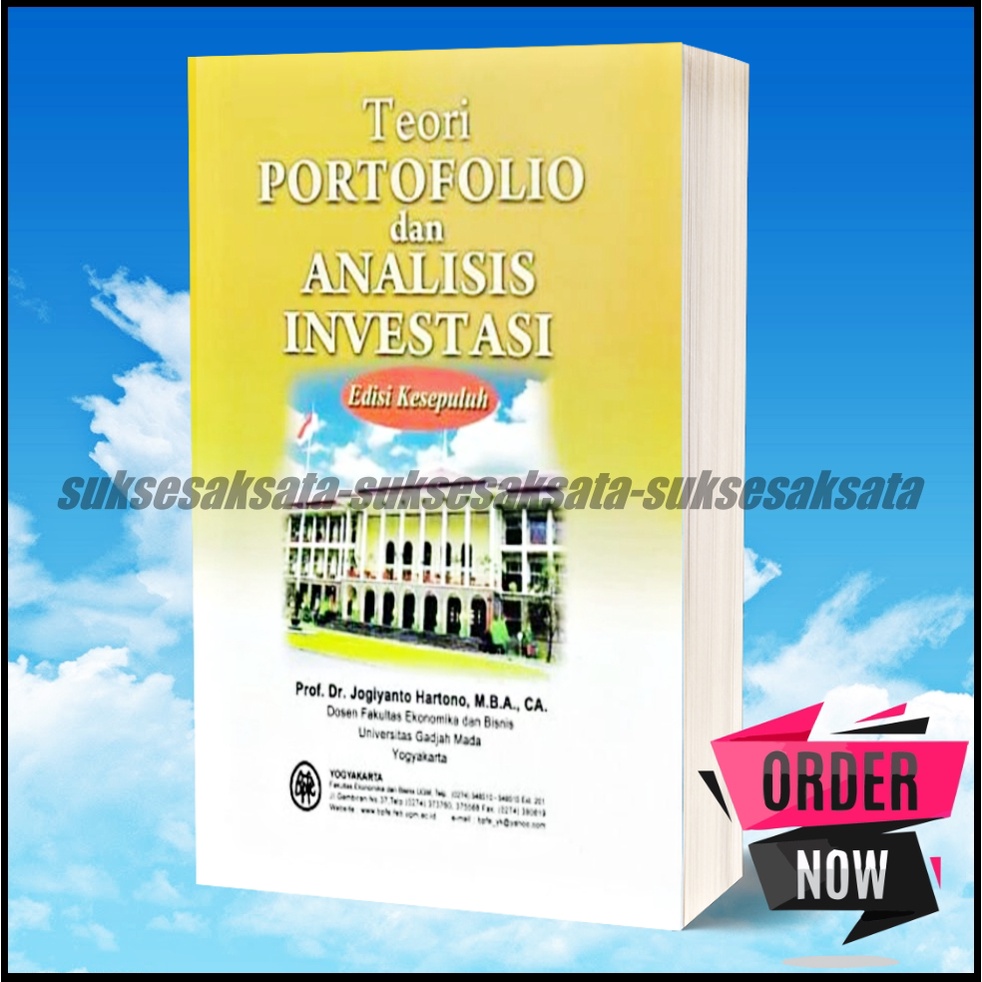 Jual Teori Portofolio Dan Analisis Investasi Edisi Kesepuluh Oleh ...