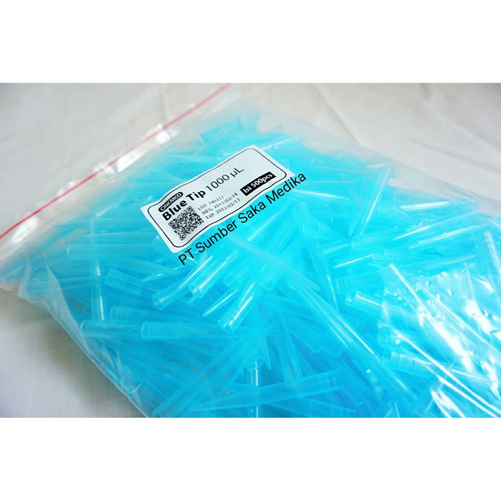 Jual Blue Tips / Tip Biru Micropipet 1000 Ul ( 1000 Microliter ) Isi