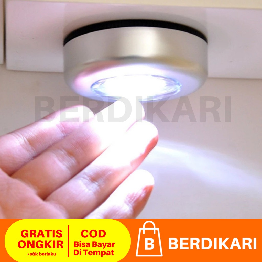Jual Lampu LED Tempel / Lampu Darurat LED Tempel cukup ditekan | Shopee ...