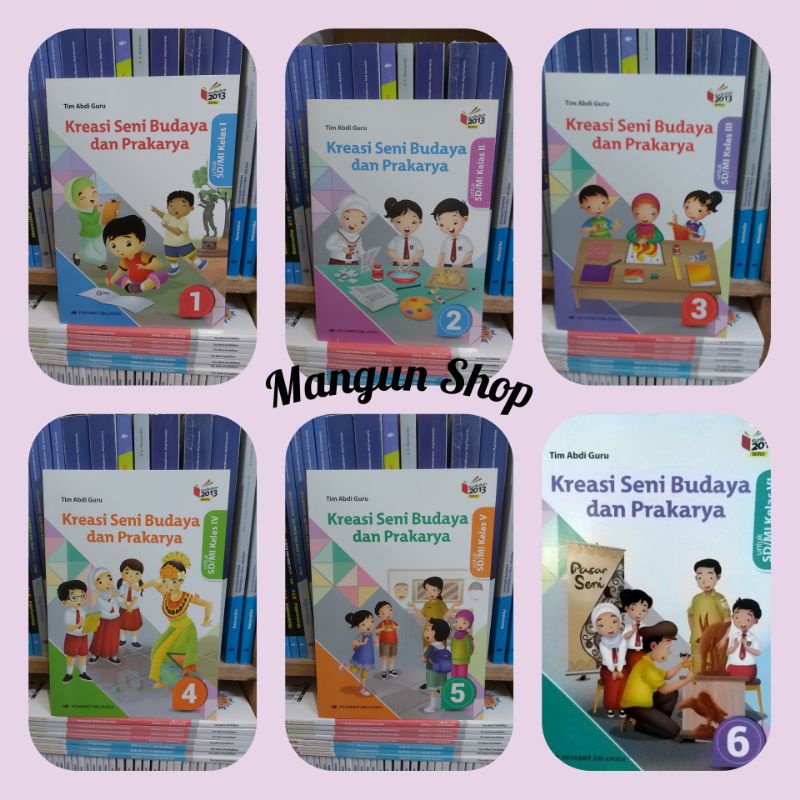 Jual Buku Paket Kreasi Seni Budaya Dan Prakarya SD Kelas 1,2,3,4,5 Dan ...