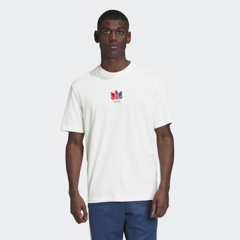 Adidas 3d trefoil hot sale tee