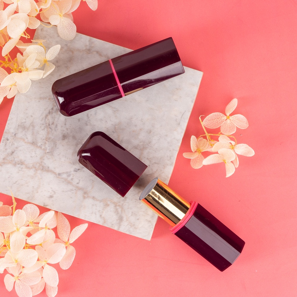 Jual Pot Wadah Lipstik 2001 Merah Maroon/Kemasan Tempat Pot Kosmetik